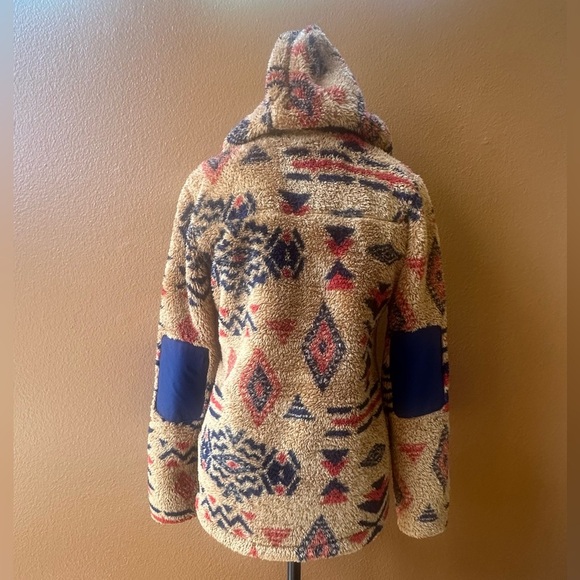 The North Face “Campshire” Hoodie Cedar Brown Calif Geo Print Small Like New! - Picture 5 of 10